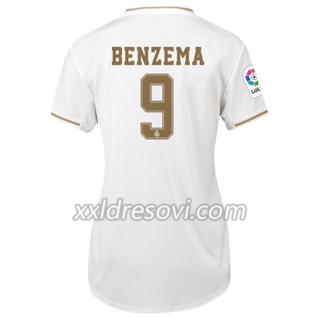 Ženska Real Madrid Karim Benzema 9 Domaći Nogometni Dres 2019-2020